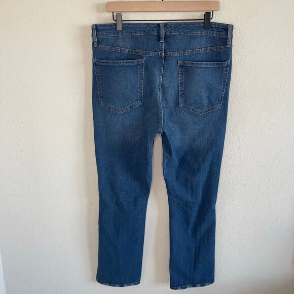NEW Sam Edelman High Rise Slim Straight Jeans in Shoreline - Size 32 - Picture 6 of 8